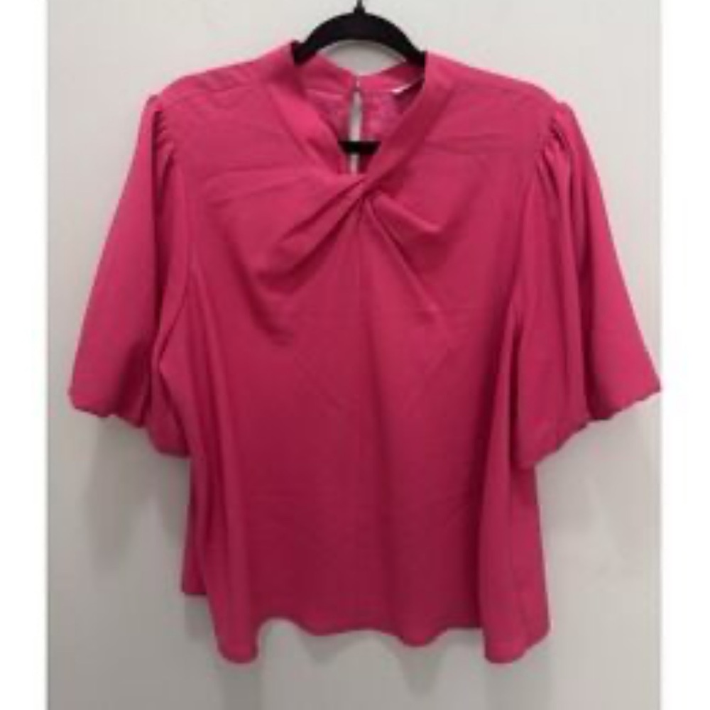 LOFT Vibrant Pink Blouse